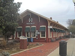 Pauls Valley Santa Fe Depot